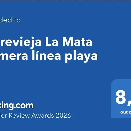 Apartamento La Mata Primera Línea Playa